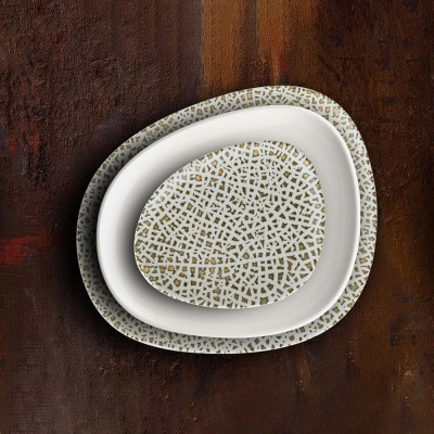 Prato Fundo Porcelana Taipan Gourmet Multicor 23X4cm